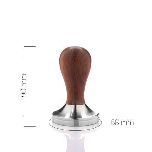  Tamper Inox Dụng Cụ Nén Cà Phê Espresso Cán Gỗ 