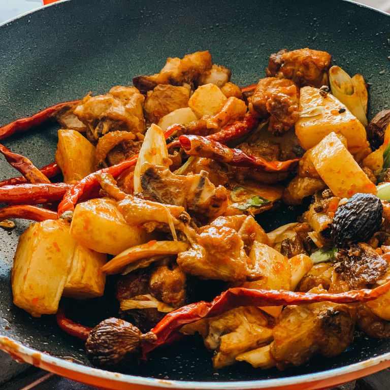  Lẩu Khô Gà 