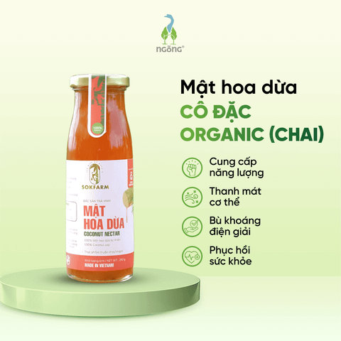 Mật hoa dừa Sokfarm cô đặc organic 250g