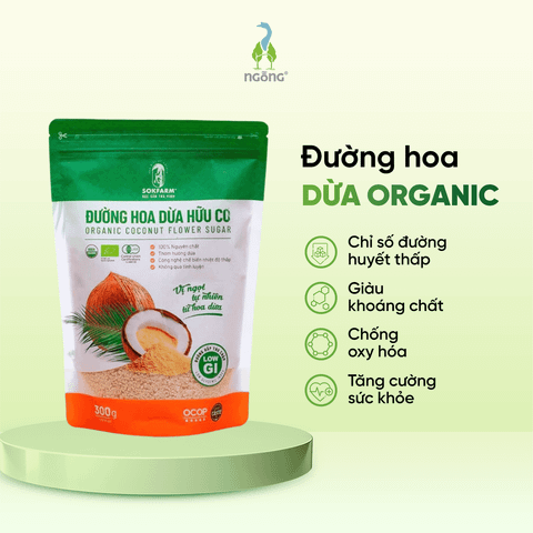 Đường mật hoa dừa Sokfarm 300g