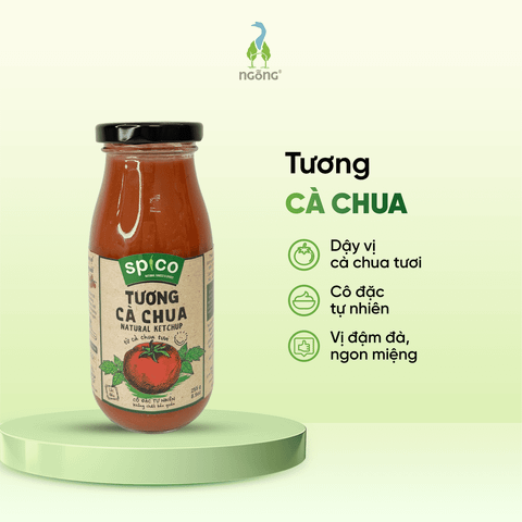 Tương cà chua cô đặc SPICO hữu cơ 255g