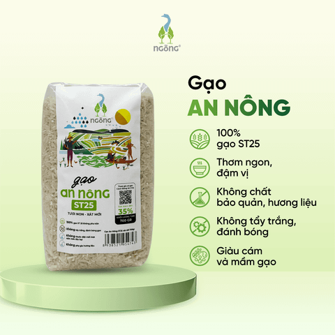 Gạo Ngỗng An Nông ST25 700g
