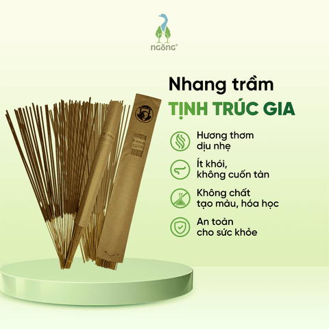Nhang trầm Tịnh Trúc Gia 3 phân loại