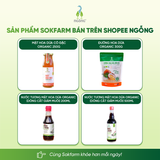 Nước tương mật hoa dừa Sokfarm 200ml, 500ml