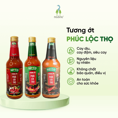Tương ớt SPICO Phúc Lộc Thọ 3 cấp độ 330g