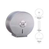  Hộp đựng giấy vệ sinh cuộn lớn inox mờ (HG06) 