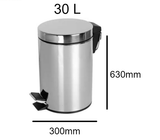  Thùng Rác Inox Đạp Chân 30 Lít 