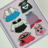  Bộ học liệu thay đồ cho búp bê 