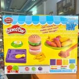  F018-73 HỘP ĐẤT SÉT LÀM BÁNH KEM 6 HŨ Colored Clay F018-73, F018-74 