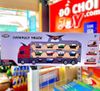 Bộ đồ chơi xe vận chuyển biến hình đường đua siêu cấp gồm 8 xe