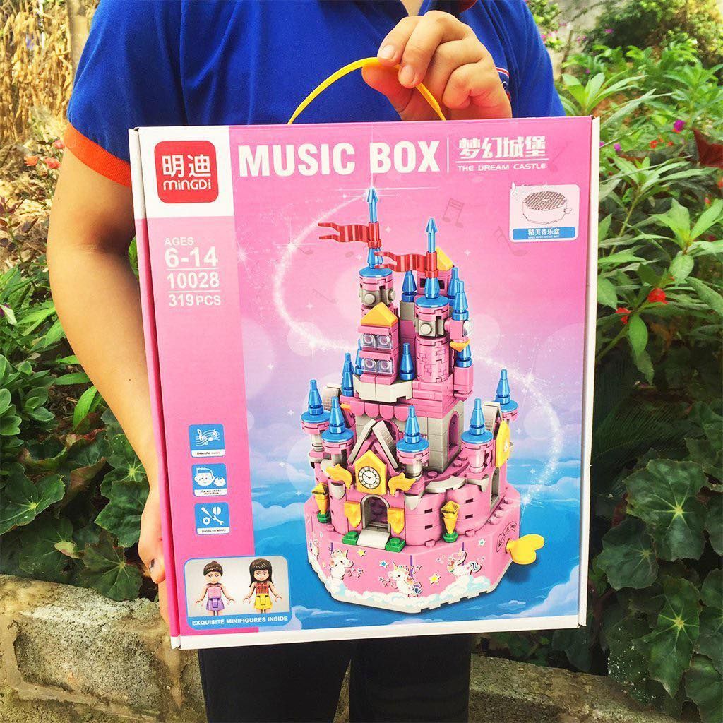  Lego hộp âm nhạc lâu đài công chúa 