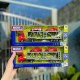  G5788E HỘP XE MÔ HÌNH SẮT 2 TẦNG CHỞ 2C XE HƠI 