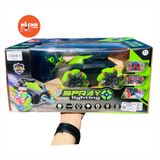 SY056A HỘP XE ĐỊA HÌNH ĐK 7 Đ.TÁC, CÓ SẠC, BÁNH ĐÈN, XOAY 360 ĐỘ, PHUN KHÓI, ĐỒNG HỒ ĐK Spray Lighting 