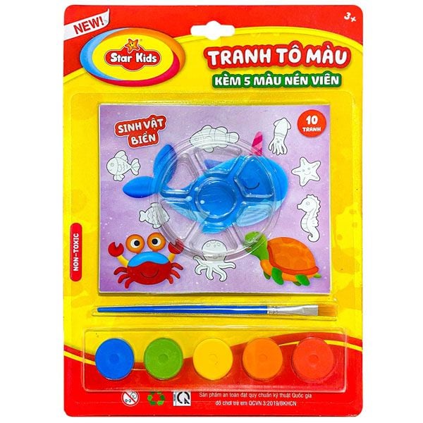 Mua Đồ Chơi Tô Màu Bộ 10 Tranh Tô Bằng Cát Cỡ Lớn Khổ A5 Có Cát Kèm Theo  tại Benrimart  Tiki