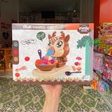  8633A HỘP ĐẤT SÉT LÀM MÌ + MÁY LÀM MÌ HƯƠU + 10 TÚI Fawn Colored Clay 