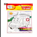  Bộ đồ chơi tranh tô màu lắp ghép 