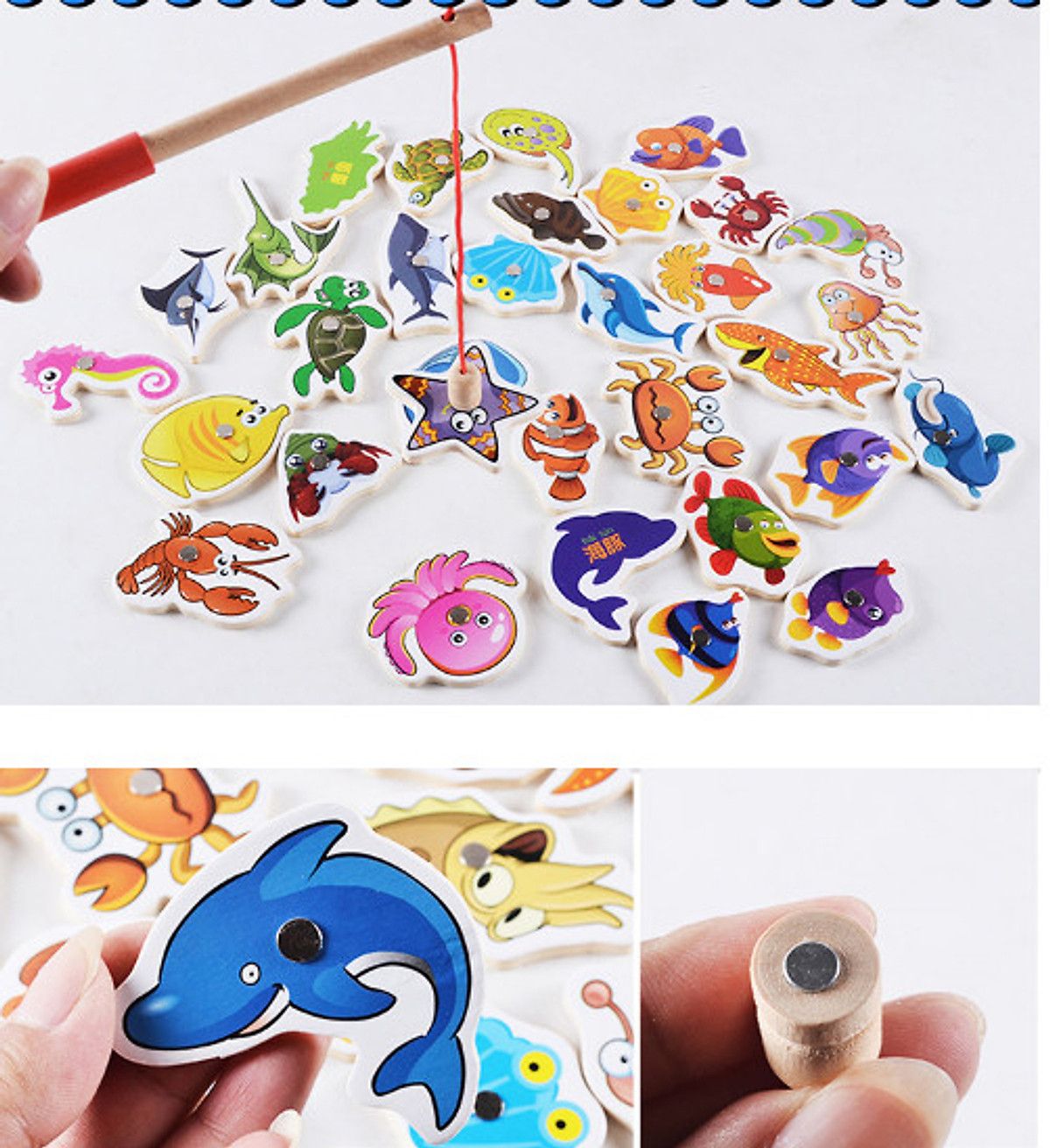  Câu Cá Nam Châm 32 chi tiết 