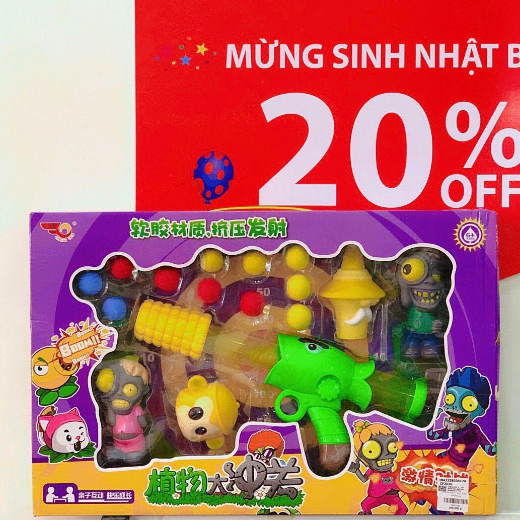  THỤT BANH HOA QUẢ BẮN ZOMBIES 11 TRÁI 