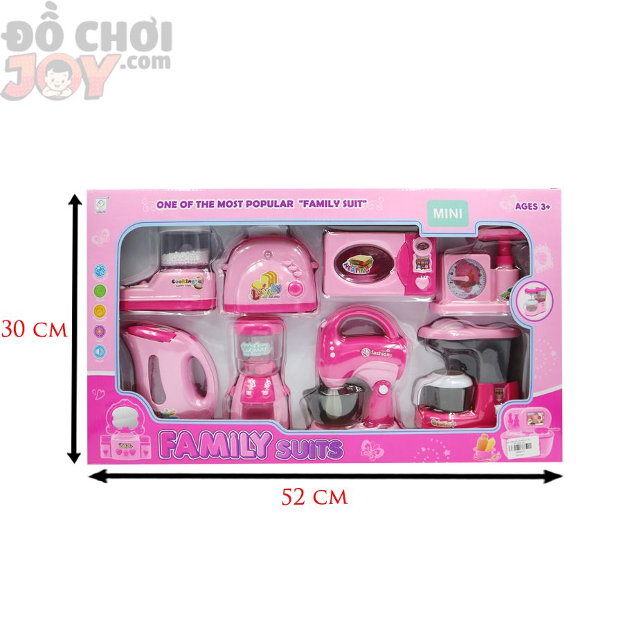  Đồ chơi nhà bếp bé gái  - Family Suits 8 món 