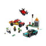  Đồ Chơi LEGO CITY Xe Cứu Hỏa & Cảnh Sát Truy Bắt Tội Phạm 