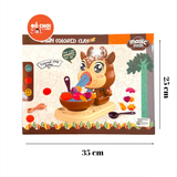  8633A HỘP ĐẤT SÉT LÀM MÌ + MÁY LÀM MÌ HƯƠU + 10 TÚI Fawn Colored Clay 