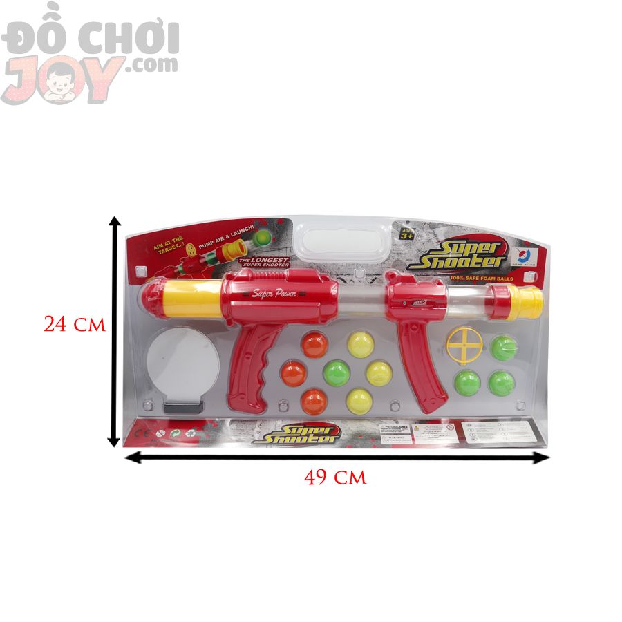  Súng đồ chơi cao cấp cho trẻ em - Súng hơi Super Shooter 