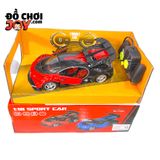  565-K11 HỘP XE HƠI BUGATTI MỞ CỬA, CỐP ĐK 7 Đ.TÁC KHÔNG SẠC TL 1:18 Top-Speed 