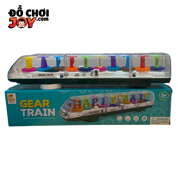  6608-12B HỘP XE LỬA CAO TỐC PIN NHẠC ĐÈN, BÁNH RĂNG SỐ Great Train 