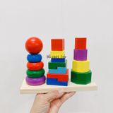  Tháp cầu vồng 3 cột 