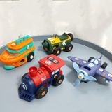  Bộ 4 tàu Retro lắp ráp kèm tua vít 