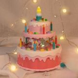 Đồ chơi bánh Sinh Nhật 3 tầng có nhạc 