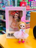  MC8878E TÚI XÁCH HỘP BABY 1C CÀI NƠ, MẮT THỦY TINH (BÉ CHIBI) ZHU-LI-AN 