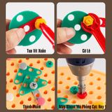  Bộ kĩ thuật gấu kèm khoan điện 