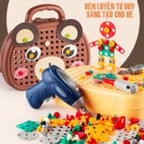  Bộ kĩ thuật gấu kèm khoan điện 