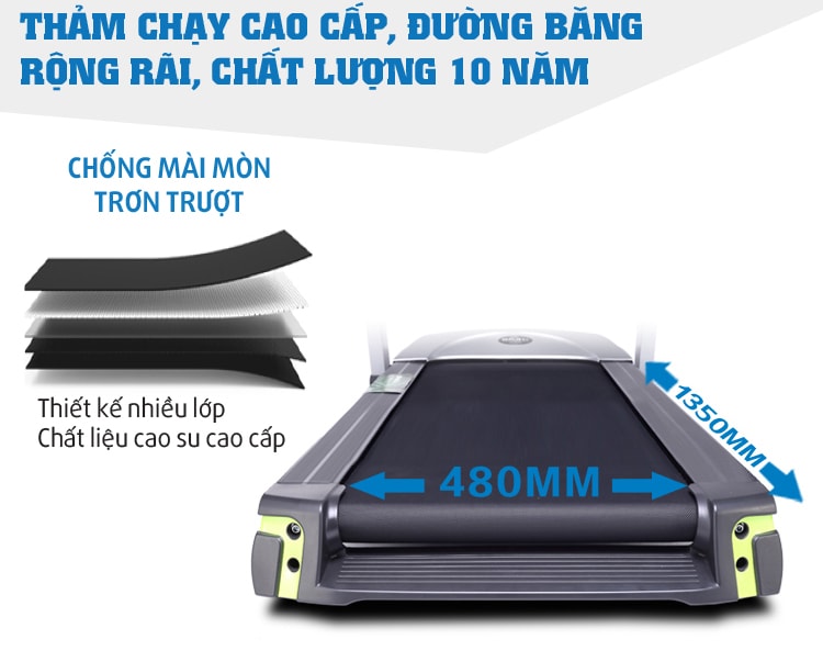 Máy chạy bộ điện cao cấp đa năng Sport Pro-3120CAM 5