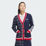  Áo golf adidas CARDIGAN 3 SỌC VÀ KẺ CARO FULLY FASHION nữ IS4752 