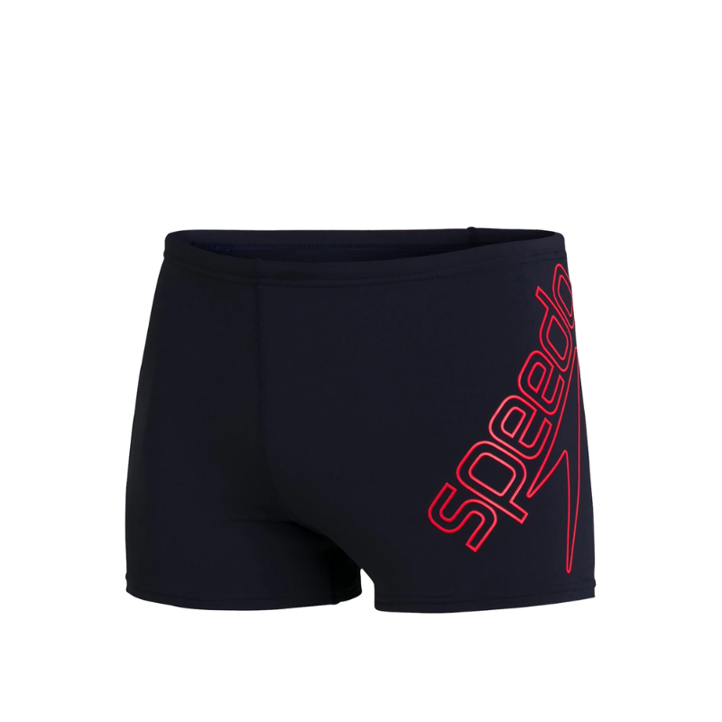 Quần Bơi Nam SPEEDO BOOM LOGO PLMT ASHT AM NAVY/RED 8-12417F889