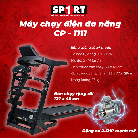  Máy chạy điện đa năng CP - 1111 