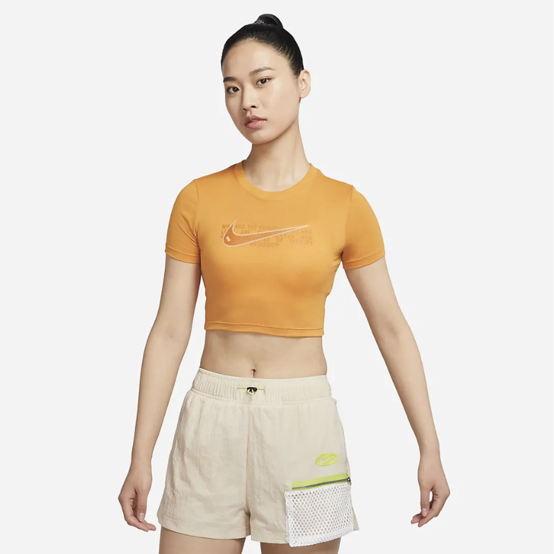 Áo Sportwear nữ  TEE SLIM CRP SWOOSH DN5799-738