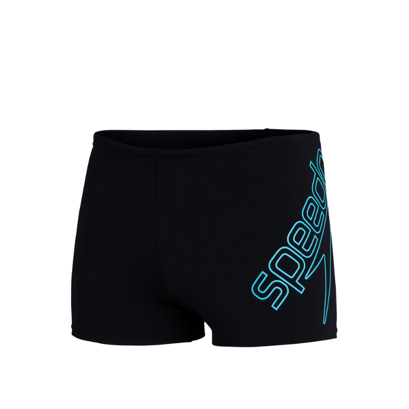 Quần Bơi Nam SPEEDO BOOM LOGO PLMT ASHT AM BLACK/BLUE 8-12417F888