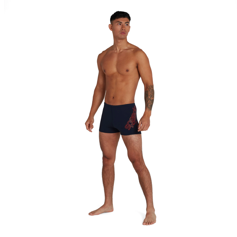  Quần Bơi Nam SPEEDO BOOM LOGO PLMT ASHT AM NAVY/RED 8-12417F889 