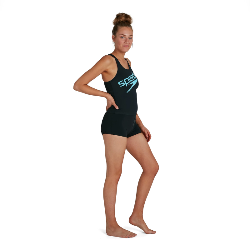 Đồ Bơi Một Mảnh Tankini Nữ Speedo Boom Logo Placement Black 8-12326F888