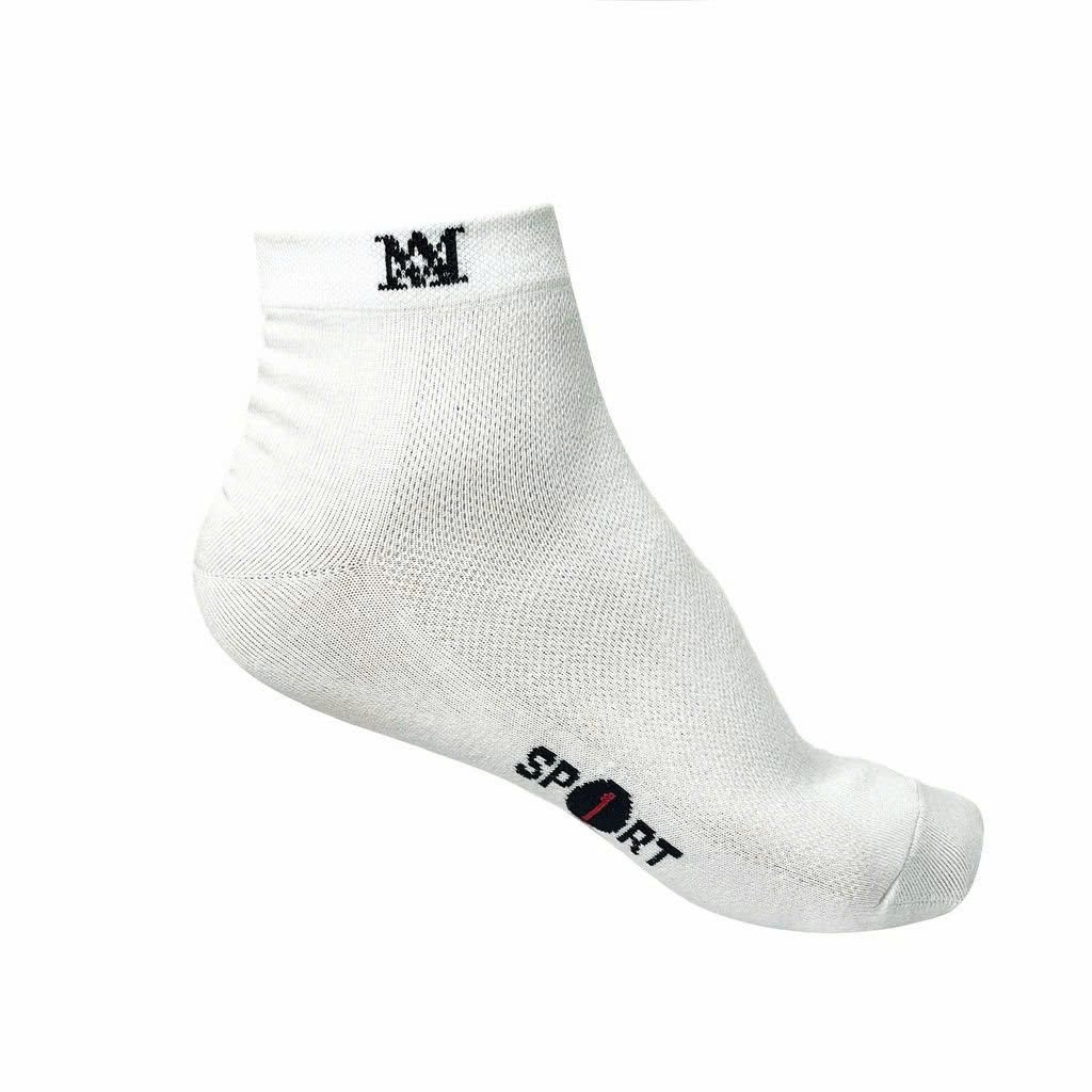  Tất nữ AM cotton cổ ngắn NW231-00 đen 