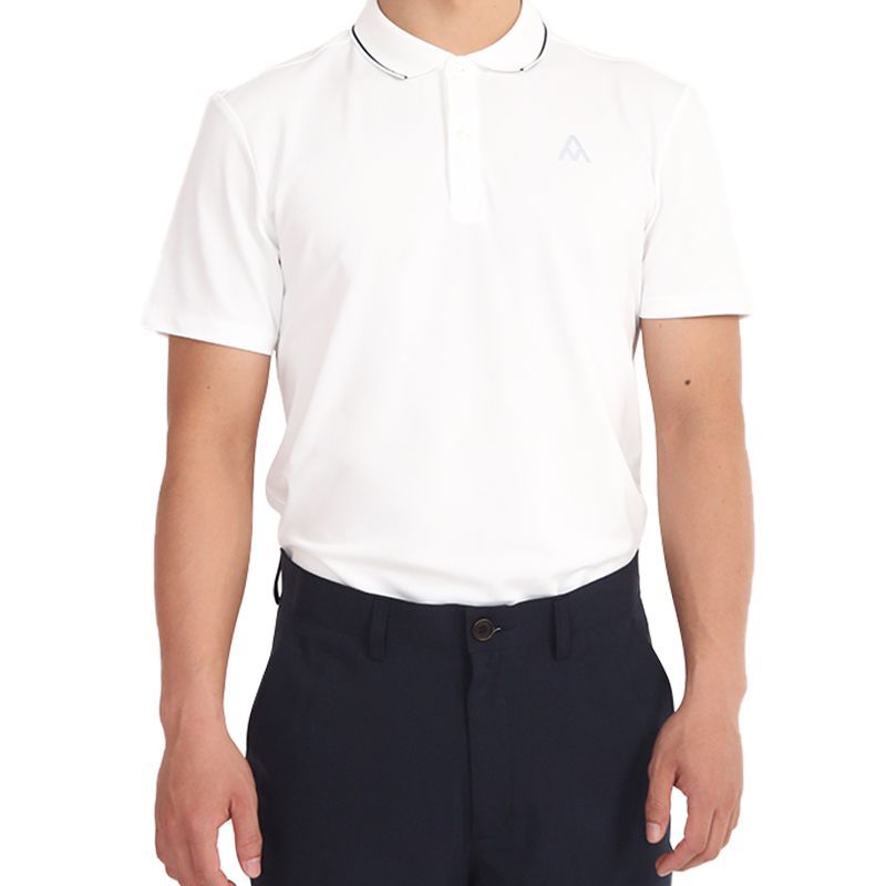  Áo Polo men AM PLM211 White 