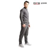  Bộ nỉ nam in đen AM MTS001 màu Dark Grey 