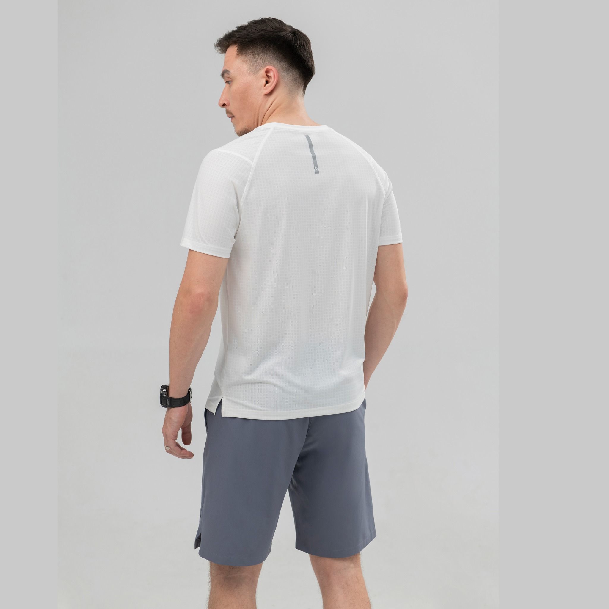  Áo Tshirt nam AM màu trắng TSM222-11 