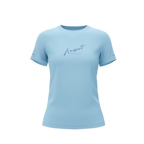  Áo Tshirt nữ AM màu xanh nhạt WT25114-33 