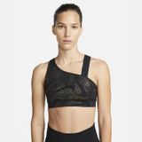  Áo training nike AS W NK DF SWSH ASYM AOP BRA nữ DQ5243-010 