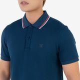  Áo Polo nam AM màu tím than PLM2409-44 