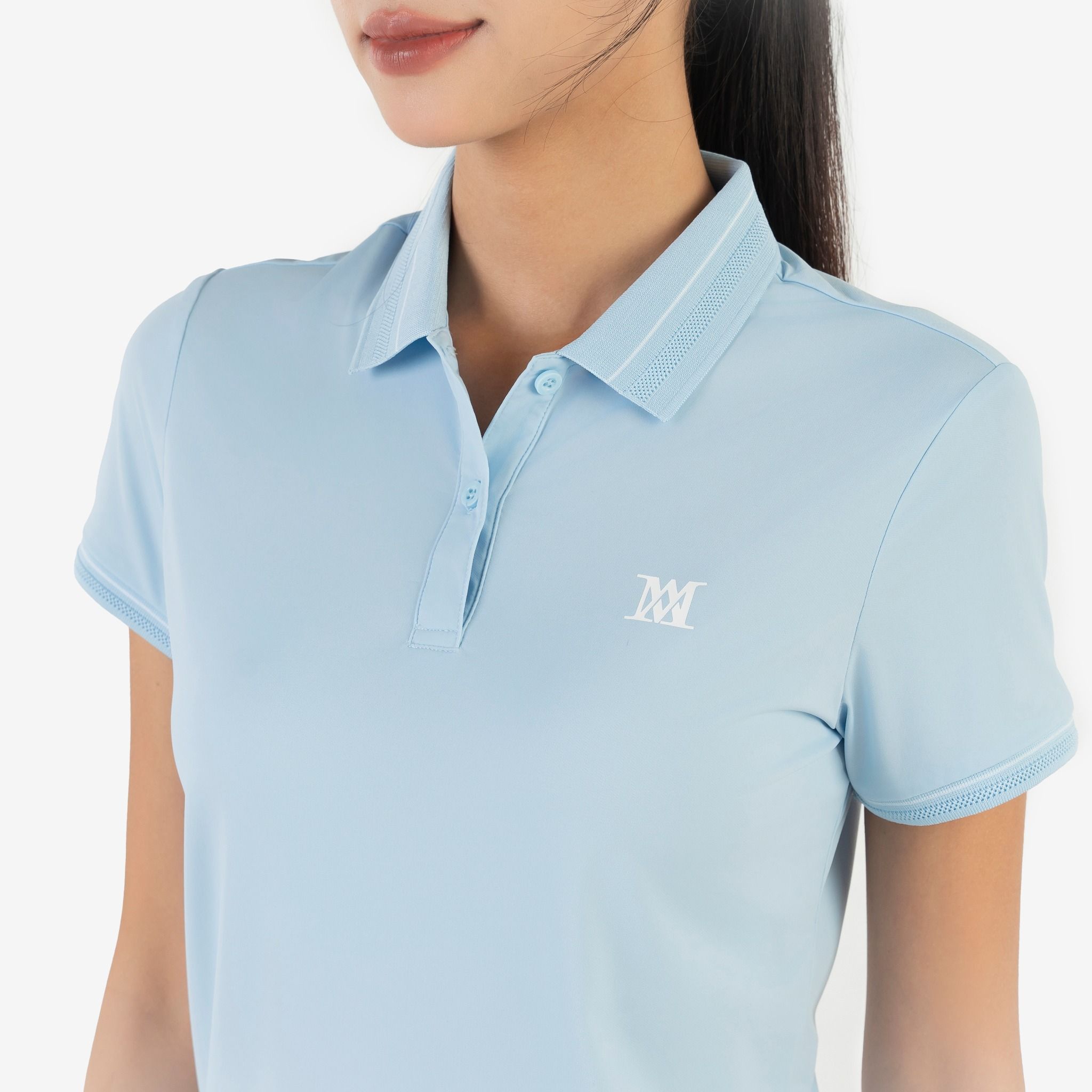 Áo Polo Nữ AM màu  xanh nhạt PLW2406-33 
